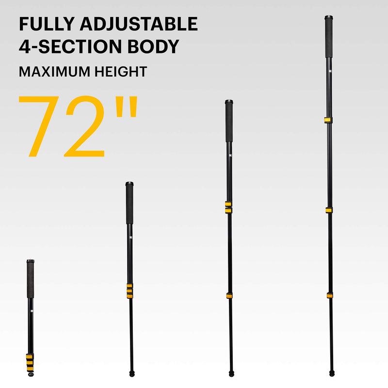 KODAK 72-Inch Camera Monopod with Phone Adapter, Aluminum
