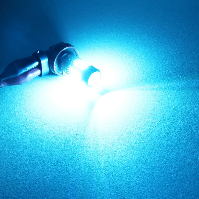 PHINLION H8 H11 LED Fog Light Bulb or DRL, 3200 Lumens Super Bright Ice Blue, Non-polarity 3030 30 SMD Chips 12V H16 H11LL H8LL Fog Lamps Replacement for Cars