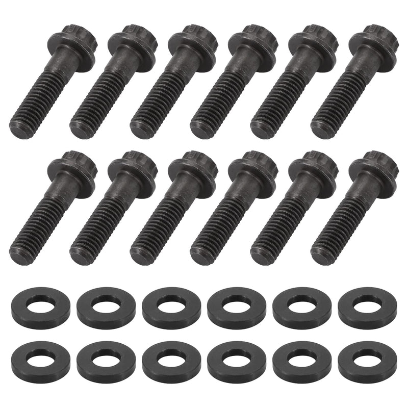 Dokili 134-1202 A.RP Chromoly Exhaust Header Bolt Kit 3/8˝ Wide for G.en III LS LS1 LS2 LS3 LS6 Pack of 12