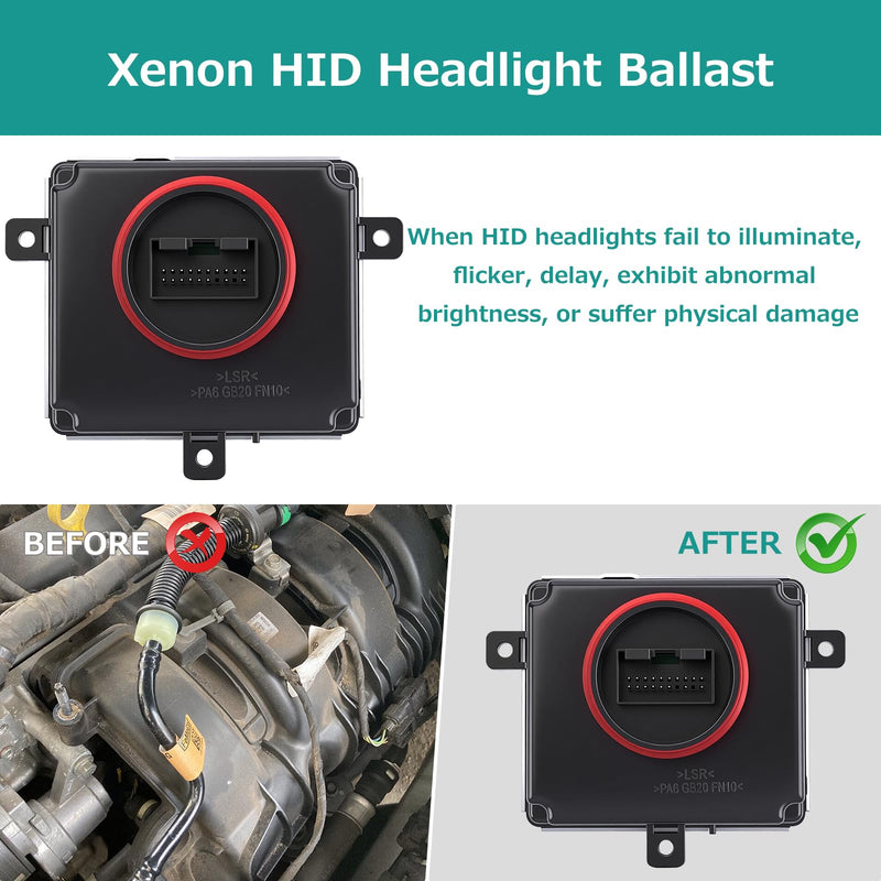DRL Ballast Control Unit Module for Audi A6 A7 2012-2017 | Replaces 4G0907697F | Aluminum Build | Fast Startup Stability | Fit R8 Alltrack CC
