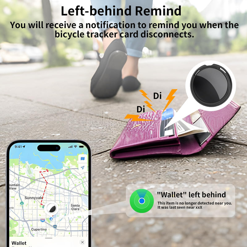 GPS Tracker for Vehicles No Subscription Works with Find My(iOS Only)Hidden | Magnetic Case Mini Car Locator Real-Time Global Tracking Device for Vehicles Motorcycles Waterproof Key Finder No Monthly Fee Black