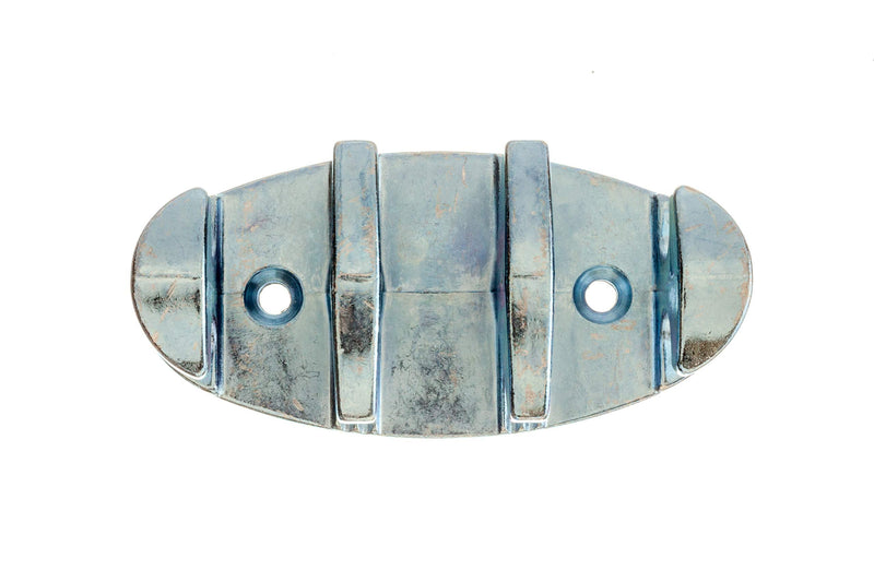 Attwood Corporation 11951-6 Cleat Zig Zag 4" Zinc Plated Pr,Silver One Size