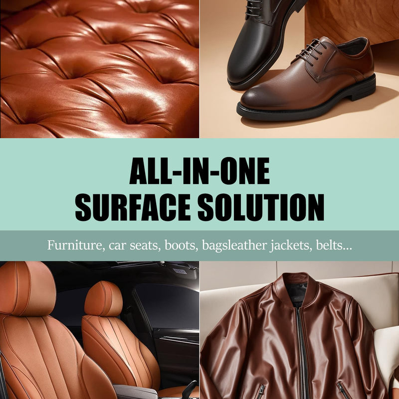  [AUSTRALIA] - LUXGROVE® Leather & Furniture Repair Salve- Polisher, Leather Cleaner and Conditioner for Furniture - UV Protectants Help Prevent Cracking or Fading, for Car Seat, Couch, Shoe, Purse, Boot - 8oz 8 Ounce (Pack of 1)