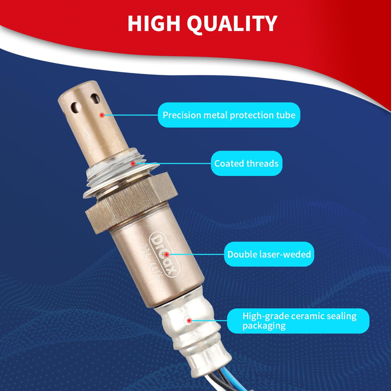 234-4416 Oxygen O2 Sensor Downstream Heated Air Fuel Ratio Compatible with Toyota Sienna Lexus RX350 3.5L 2010 2011 2012 2013 2014 Replace 89465-0E040 24677 234-4416