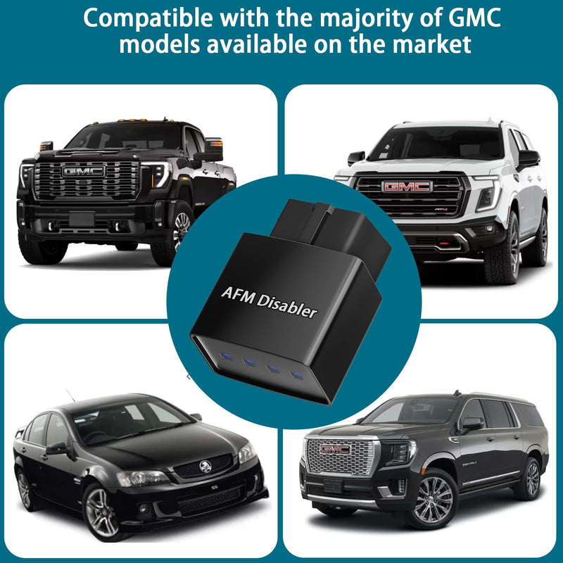 AFM/DFM Device Disable Active Fuel Management Delete Disabler Compatible with Chevrolet Silverado, GMC Sierra, Yukon, Cadillac Escalade GM Motors V6/V8 Engines, 4.3L, 5.3L, 6.0L, 6.2L