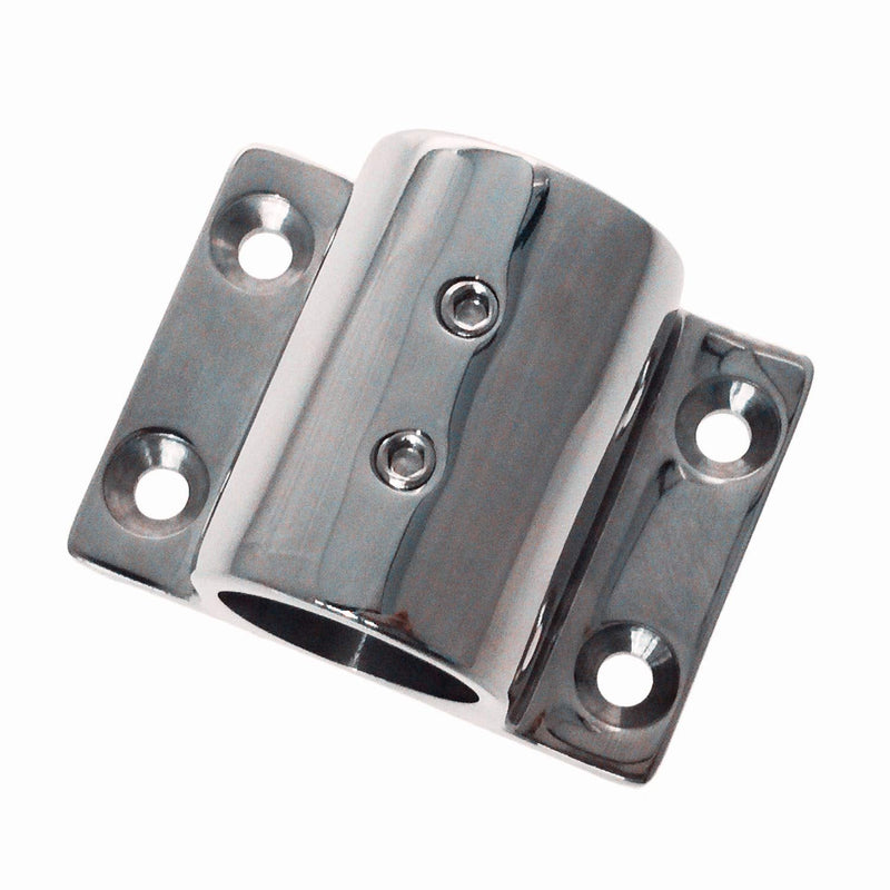 Pair Marine Boat Hand Rail Fitting 316 Stainless Steel 90 Degree Stanchion Rectangle Base Mount Hand Rail Fitting for 7/8inch (22mm) Tube For 7/8"o.d Tube