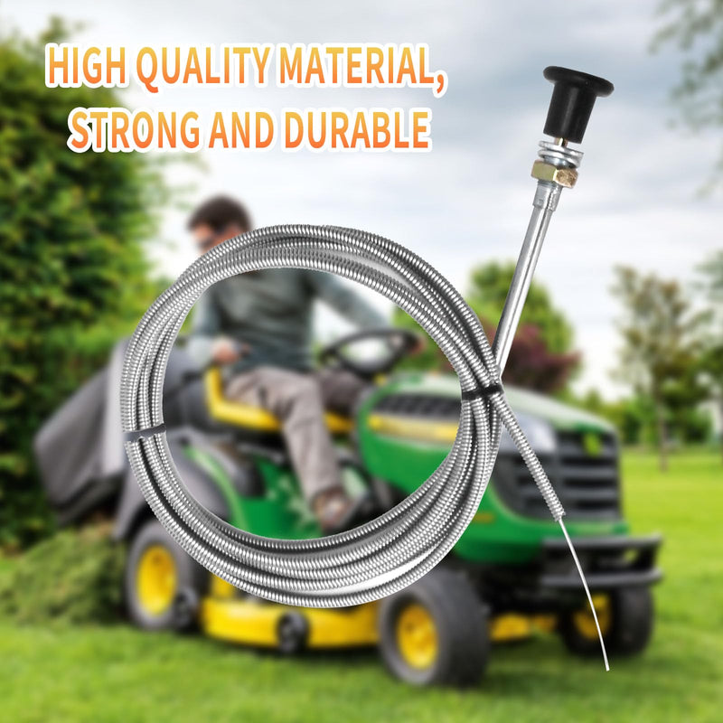 60-122 Push Pull Choke Cable Replacement for Lincoln F162 F163 SA200 SA250, Universal Carburetor Push Pull Choke Control Cable for 290-835 290835 Lawn Tractor Mower 96" Conduit Go Kart Carts