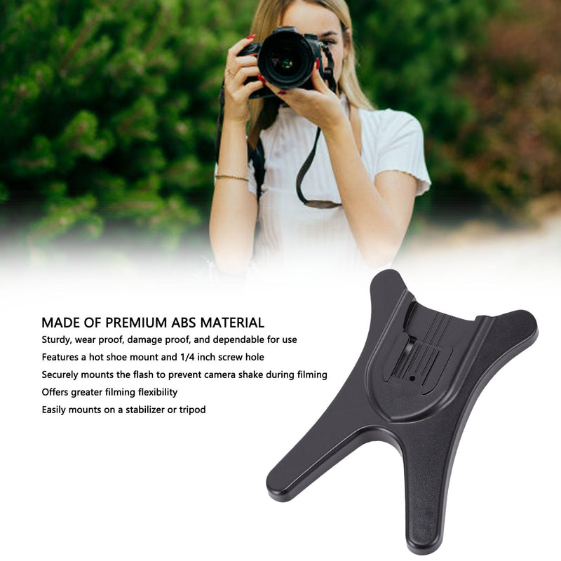Generic Camera Flash Stand Flash Bracket Speedlight Holder with Hot Shoe Mount and 1/4" Screw Hole for and More Fits 580EX II SB800