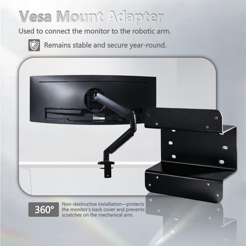 CJ890 VESA Mount Adapter is Compatible with Samsung 43"CJ890 Series Monitor | ( Fits C43J890DKN , LC43J890DKNXZA , LC43J890DKCXXF ) - 75x75 to 100x100 Wall Mount Bracke