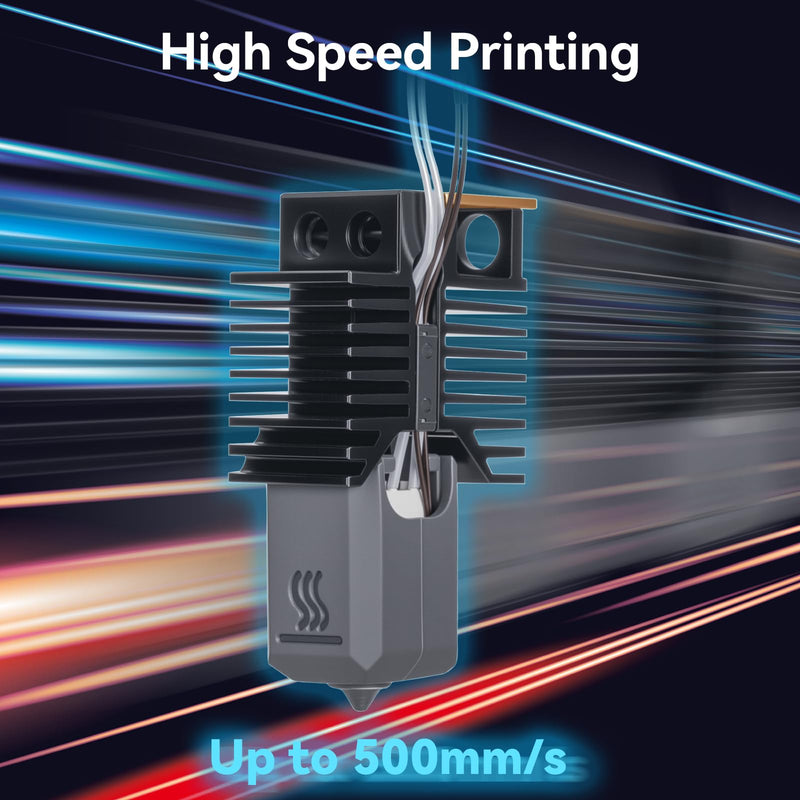for Snapmaker U1 Hardened Steel Hotend 0.4mm,High Temp&Fast Heating Hot End Replacement with Silicone Sock and Nozzle Wiper,Leak-Proof Integrated Hotend Compatible with Snapmaker U1 3D Printer-4PCS 4PCS 0.4mm