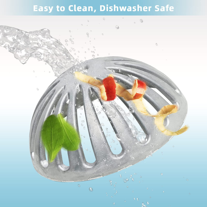 3 Pack Floor Sink Strainer Floor Drain Strainer Heavy Duty Aluminum Dome Sink Drain Strainer Floor Drain Cover for Kitchen, Bar, Outdoor Garden or Bath 5-1/4" Diameter x 2-1/4"H 3