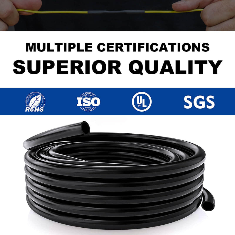 1 Inch Heat Shrink Tubing, 32.8 Ft Roll Industry Marine Grade 3:1 Shrink Ratio Shrink tubing, Adhesive Lined Heat Shrink Tube, 1" Waterproof Shrink Tube for Wires Home Marine Automotive 1"-32.8 Feet