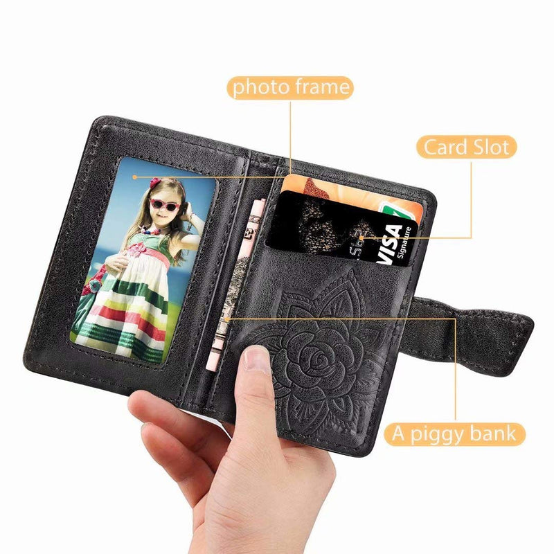 Cell Phone Butterfly Wallet,Credit Card Holder for Back of Phone Pocket 3M Adhesive Sticker Card Pouch Sleeve for iPhone/Samsung Galaxy/Moto/Google/Android and Most Smartphones (A-Purple) A-Purple