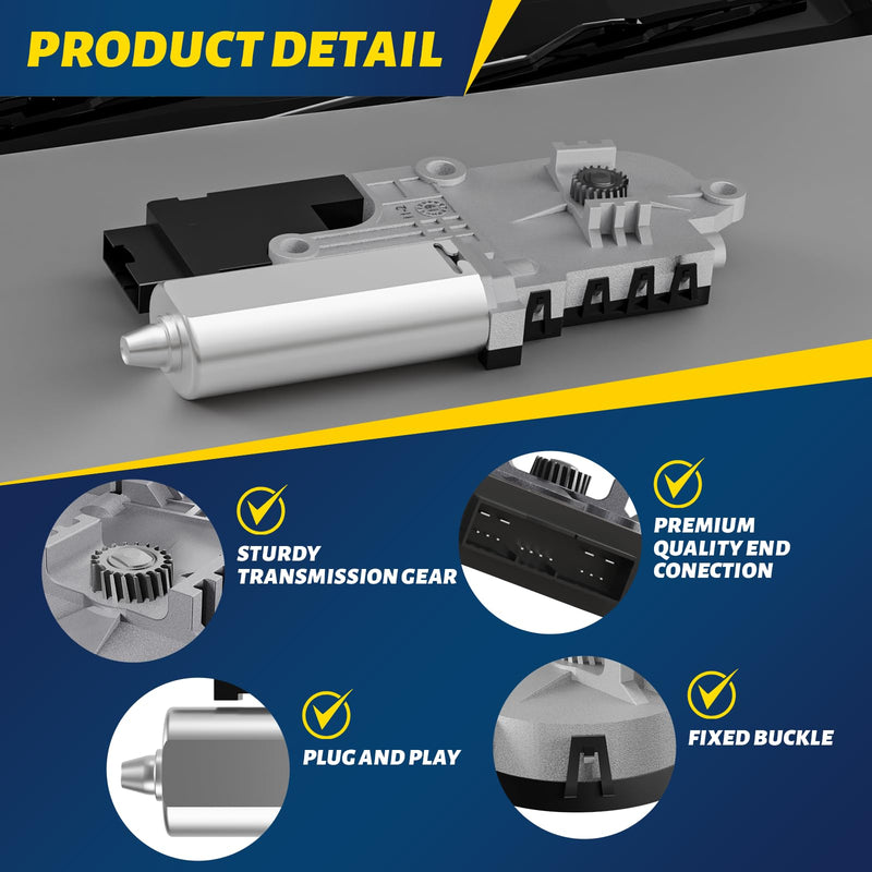 BB5Z-15790-A Sunroof Motor Left or Right Compatible with Ford Explorer 2011-2017 Moon Roof Replaces for BB5Z15790A