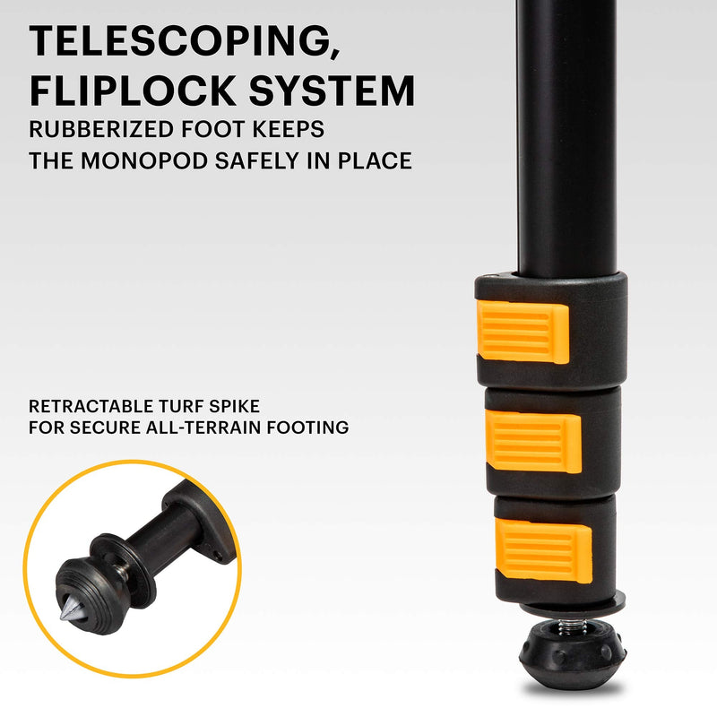 KODAK 72-Inch Camera Monopod with Phone Adapter, Aluminum