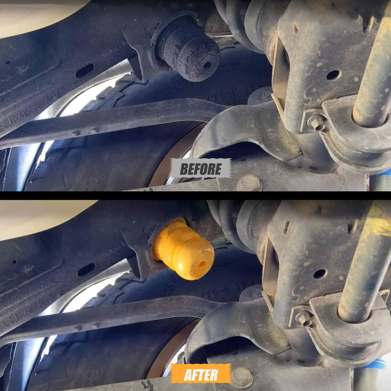 Two Control Arm Bumpers and Two Control Rear Axle Bumpers Replace 15153958 905-208 15039397 Compatible with Chevy Suburban Avalanche GMC Yukon Bump stopo