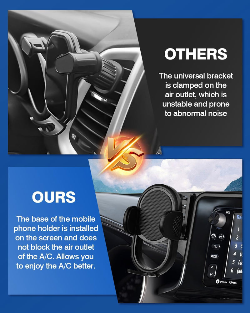 Autorder Car Phone Holder fit for 2023-2025 2026 Lexus RX RX350/RX350h/RX500h Accessories Phone Mount 14-Inch Screen Cell Phone Automobile Cradles Hands-Free 360° Rotation(Not for 9.8-Inch) 23 24 RX 14-Inch