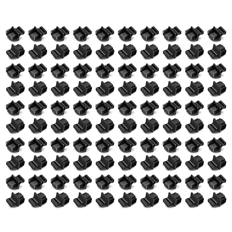 RJ45 Dust Covers Caps Ethernet LAN Port Protector Suitable for Network Swticher/Router/Hub/Cards/Computer/Copper Transceiver Module Silicone 20pcs/Pack RJ45 20