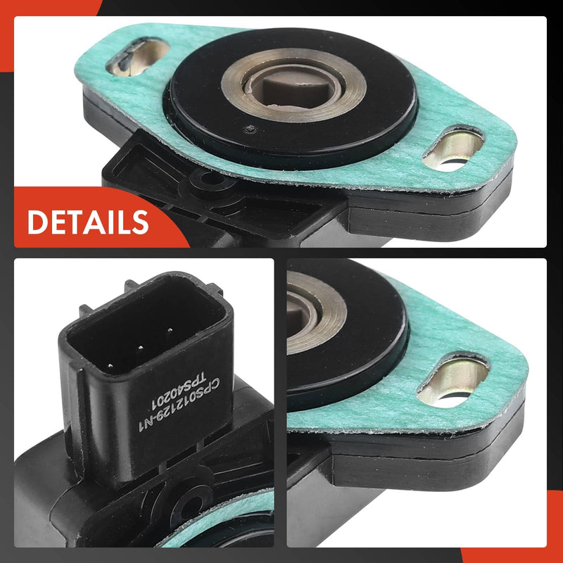 A-Premium TPS Throttle Position Sensor Compatible with Acura RSX 2002-2006 & Honda CR-V CRV 2001-2008, 2.0L 2.4L - Replace# HAJT6HRK, 16402REJW01