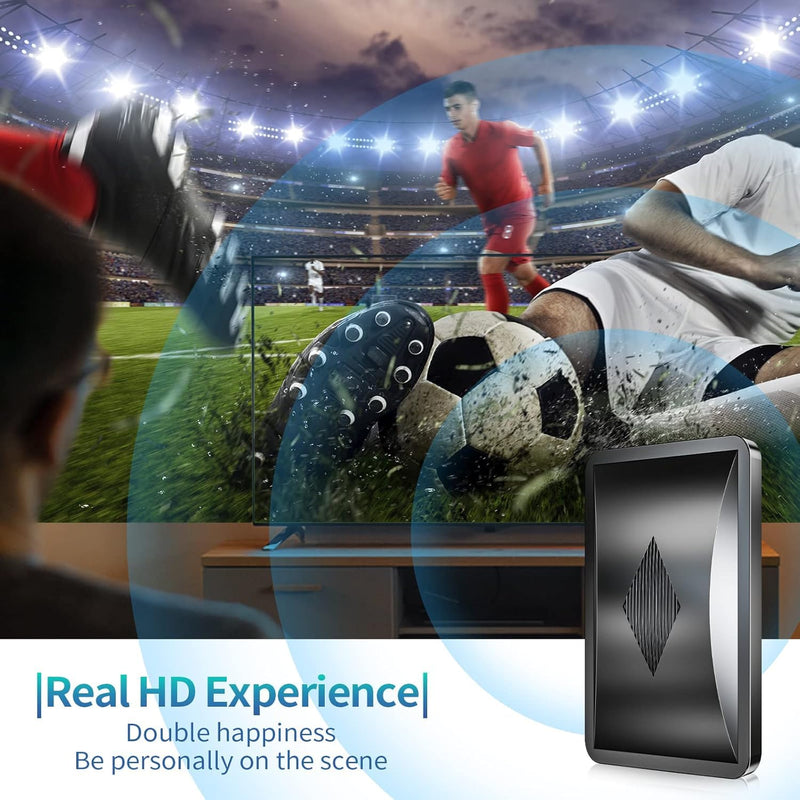 2025 Ultra HD Antenna: 2800+ Mile Range for Local Channels, Supports 8K/4K with Signal Booster & 25FT Cable. Indoor/Outdoor Use for All Smart TVs.