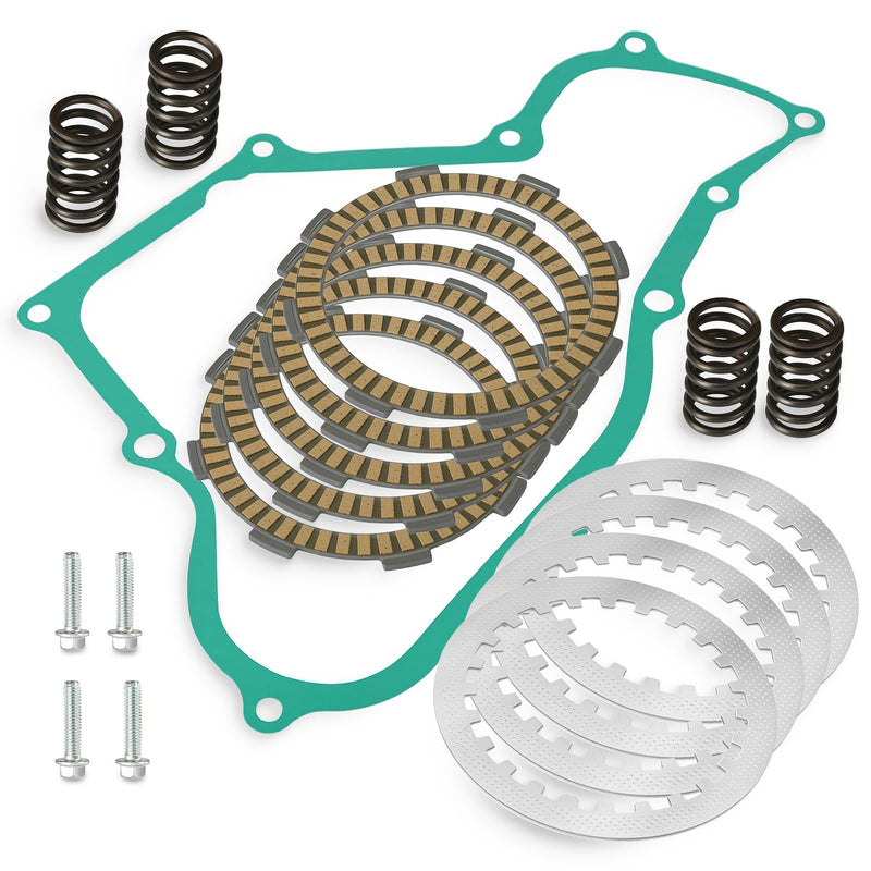 For Honda CR80 CR85 R/RB Clutch Friction Steel Plates & Gasket Spring Kit 1987-2007
