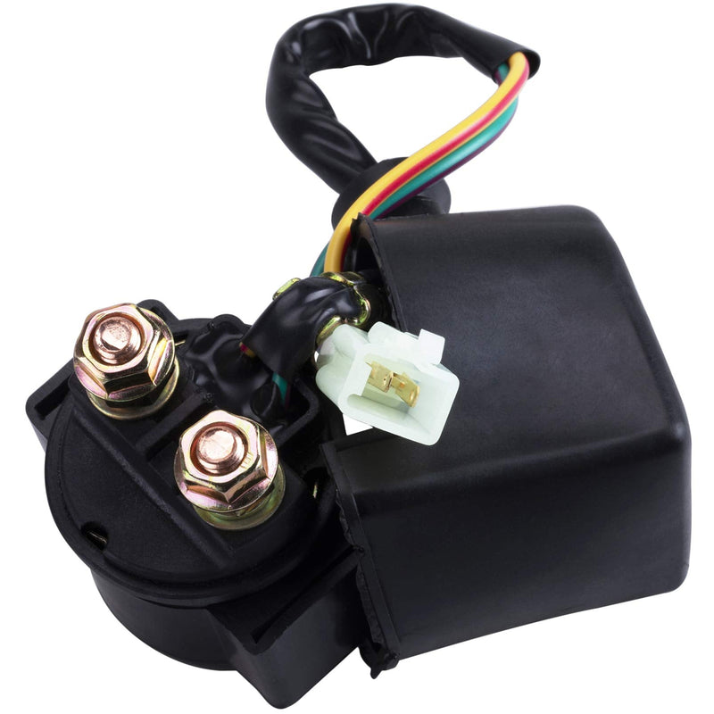Ignition Coil 5-PIN CDI Box Solenoid 4-PIN Relay Voltage Regulator Spark Plug Kit for 50cc 70cc 90cc 110cc 125cc ATV Chinese Go Kart Dirt Bike Pit Bike TaoTao Moped Scooter