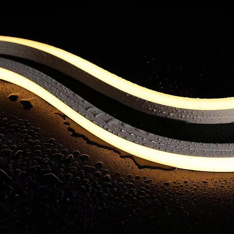 Silicone Soft LED Strip 12V Low Voltage 16.5 FT Step Light 3000K Warm White Light,IP68 Waterproof Outdoor Landscape Lighting,LED Landscape Lighting,Suitable for Courtyard Wall Stairs