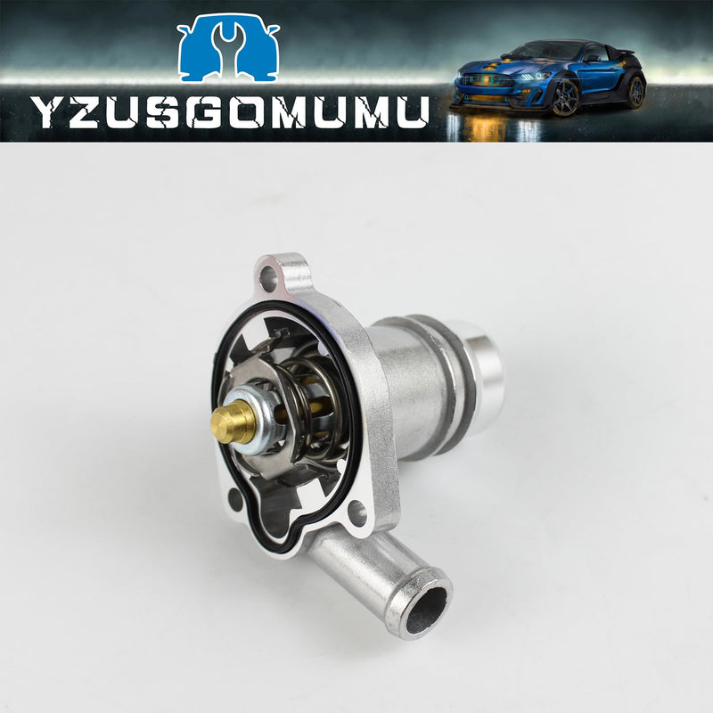 Upgrade Aluminium Engine Coolant Thermostat Housing Assembly Compatible with 2011-2020 Chevy Cruze Limited Sonic Trax Buick Encore 1.4L Replaces 25200455 55565336 55579010 55593034 902-808