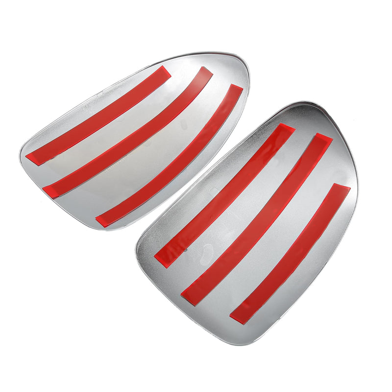 ACROPIX Car Exterior Mirror Cover Cap Overlay Fit for Chevrolet Silverado Suburban for GMC Sierra Yukon - Pack of 2 Chrome Plated