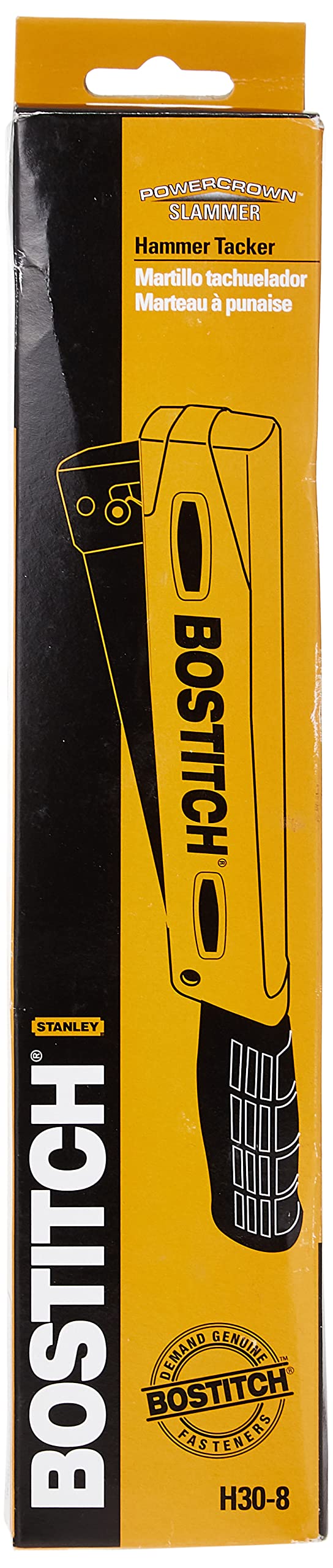 BOSTITCH Hammer Stapler/Tacker, Manual, 1/4-Inch to 3/8-Inch (H30-8) One Size