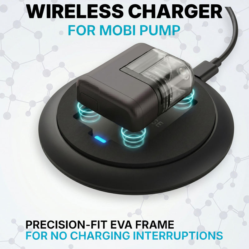 Charger for Tandem Mobi Charger Pad Replacement, Wireless Charging Pad and Tandem Mobi Accessories for Insulin Pump with USB C to USB A Adapter