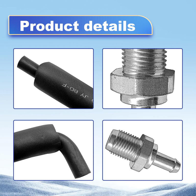 Toyota PCV Valve and Hose Kit - Compatible with Camry, Highlander, Scion xb, Rav4, Solara, Corolla, Matrix; Lexus HS250h PCV Hose