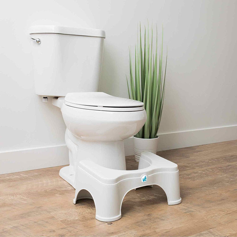 Squatty Potty Original Toilet Stool 2.0 Base 7", White, 1 Count 7 Inch (Pack of 1)