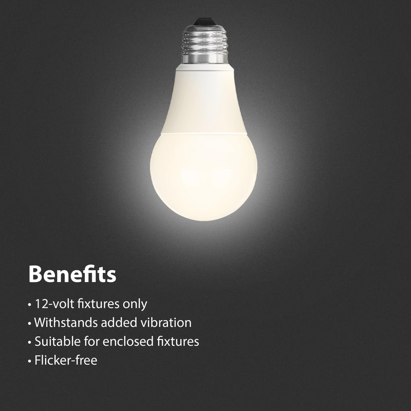 Feit Electric A19 100W Equivalent LED Light Bulbs, Dimmable LED Bulbs, 3000k Bright White, 1600 Lumens, 22 Year Lifetime, CRI90, UL Listed, 12 Pack, OM100DM/930CA/2/6
