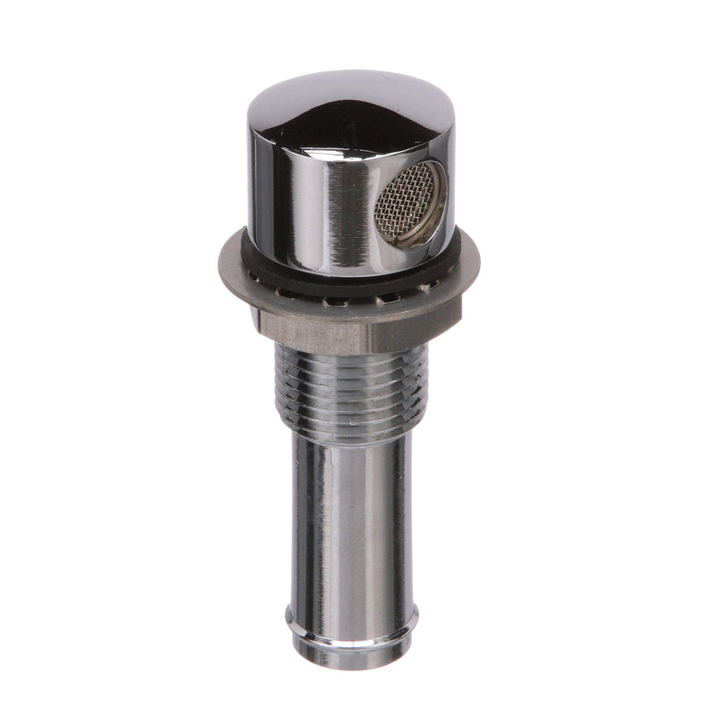 Seachoice Thru Hull Fuel Tank Vent, Chrome-Plated Brass, 5/8 In. Straight
