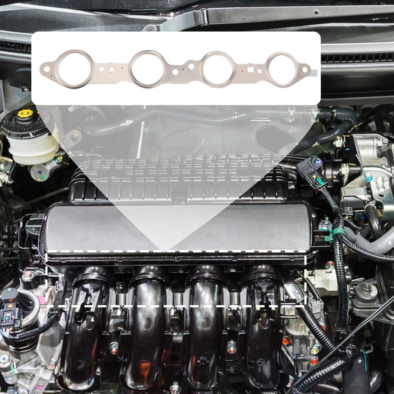12617944 Exhaust Manifold Gasket Set Compatible with Silverado Sierra Suburban 1500 2500 HD Yukon CTS Escalade MLS LS LQ LM7 4.8L 5.3L 5.7L 6.0L 6.2L, Manifold Gaskets with Bolts