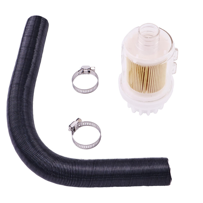ZTUOAUMA Diesel Heater 25mm Air Intake Pipe Hose with Air Intake Filter and Seal Clamps Compatible with Eberspacher Webasto Airtronic D2 D4 D1LC and More Chinese Diesel Heater 2KW 5KW