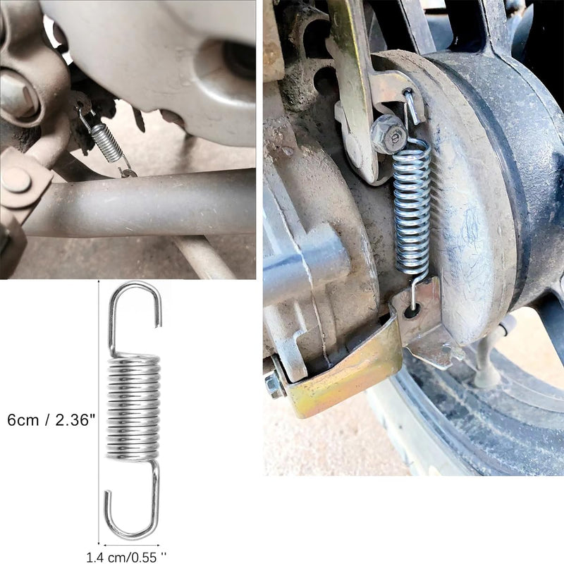 5 Pack Motorcycle Rear Brake Pedal Lever Return Spring Replacement Universal Foot Lever Tension Springs Parts for Harley Yamaha Kawasaki Suzuki Honda Dirt Bike Motorbike
