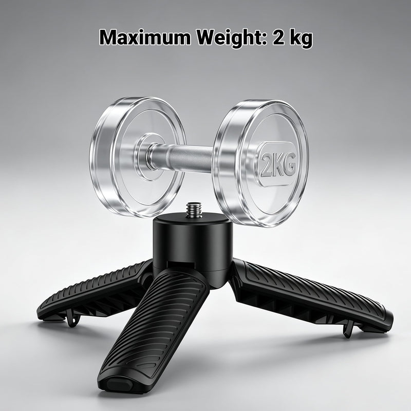 Mini Tripod&One-Touch Deploy Hand Grip for DJI Osmo Pocket 4/3. | Camera Tripod for Action 6/5 Pro/4/Nano,1/4"-20 Screw Mount for Insta360 for GoPro, DSLR Camera,Smartphone.