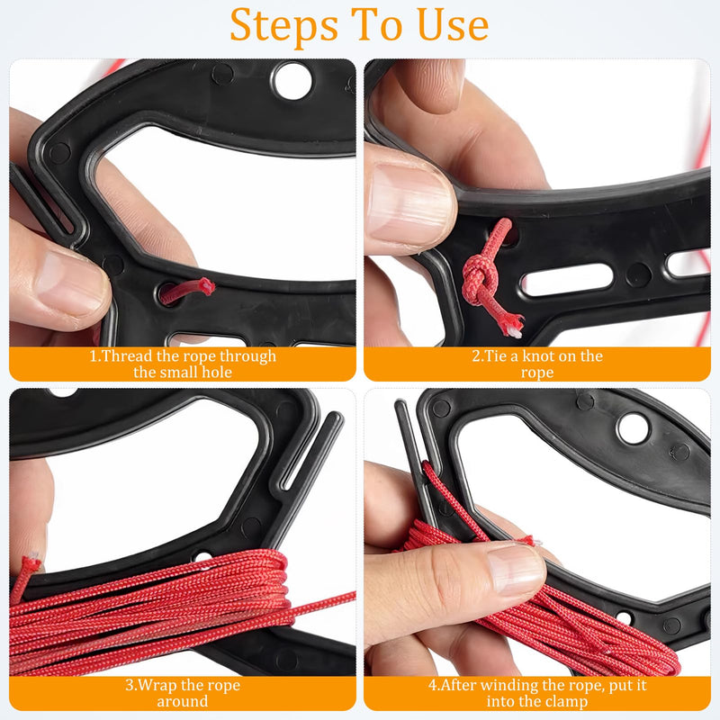 10pcs Small Cable Organizer Wind up Cord Spool Set for Electrical Cord Management and Wire Storage Suitable for Home and Office Use
