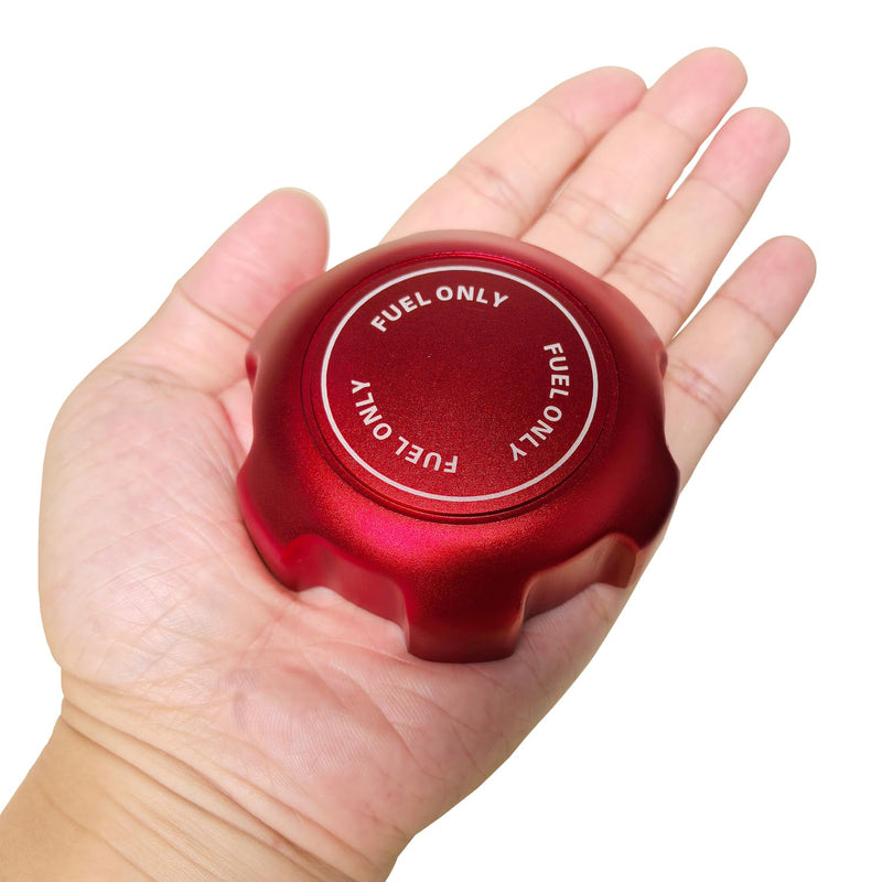 Aluminum Fuel Tank Cap Gas Cap Compatible with Can Am 2018-Up Maverick X3 Trail Sport Traxter Defender Commander 1000 700 800 Part # 709000868 Red