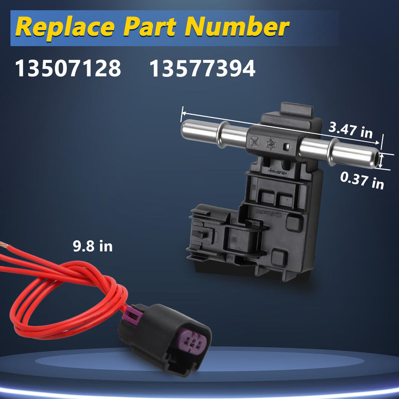 FUSCH E85 Flex Fuel Sensor with Connector Pigtail Compatible with GM Series Replace# 13507128