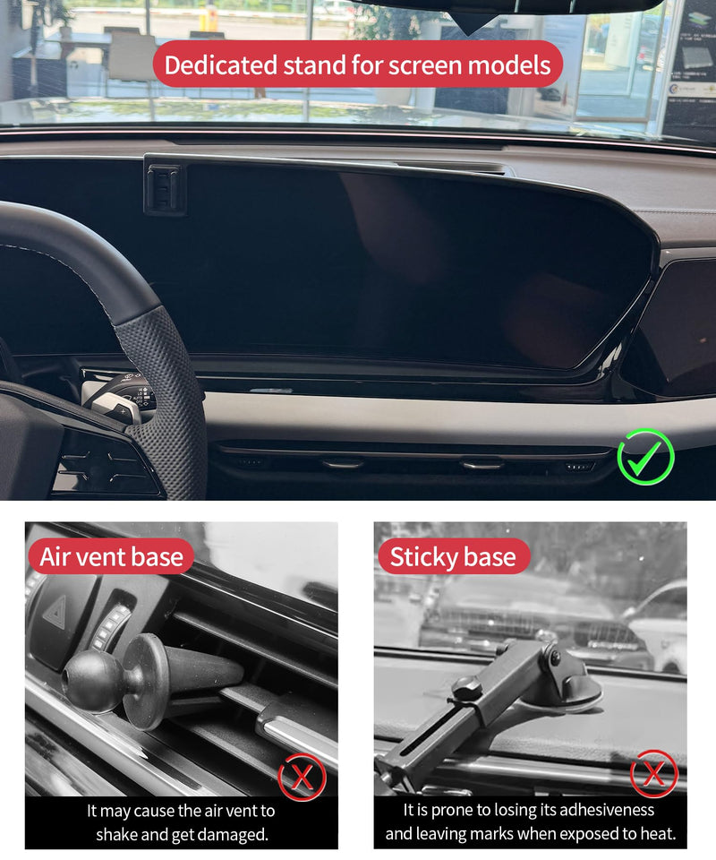 15W Wireless Charging Car Phone Holder for Audi A6,A5,S5,Q5,SQ5,Q6L e-tron | Magsafe Accessories Fast Charging Magnetic cell phone Holder Clip Compatible with iPhone Android, 3D Fit Vehicle Phone Stand For 14.5-inch 2026 A5/A6/S5/Q5/SQ5/Q6L e-tron
