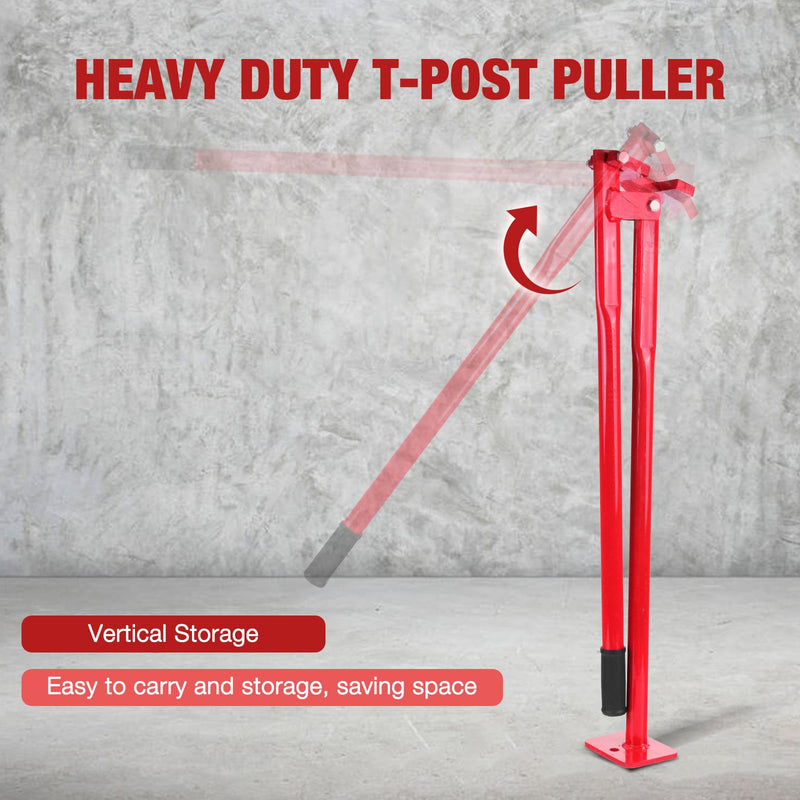36" T Post Puller Fence Post Puller, Farm Equipment Tractor Accessories, Use Different Chains S Hooks Jacks Tractor Buckets from Ground 1
