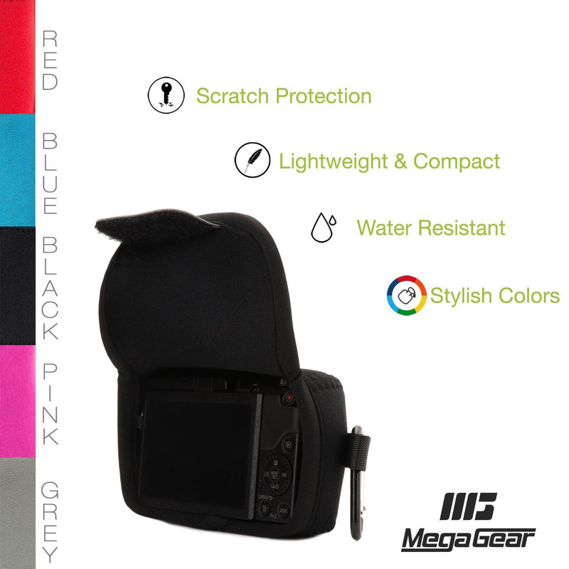 Megagear Panasonic LUMIX GX950 Neoprene Case Camera Case, Black (MG1459)
