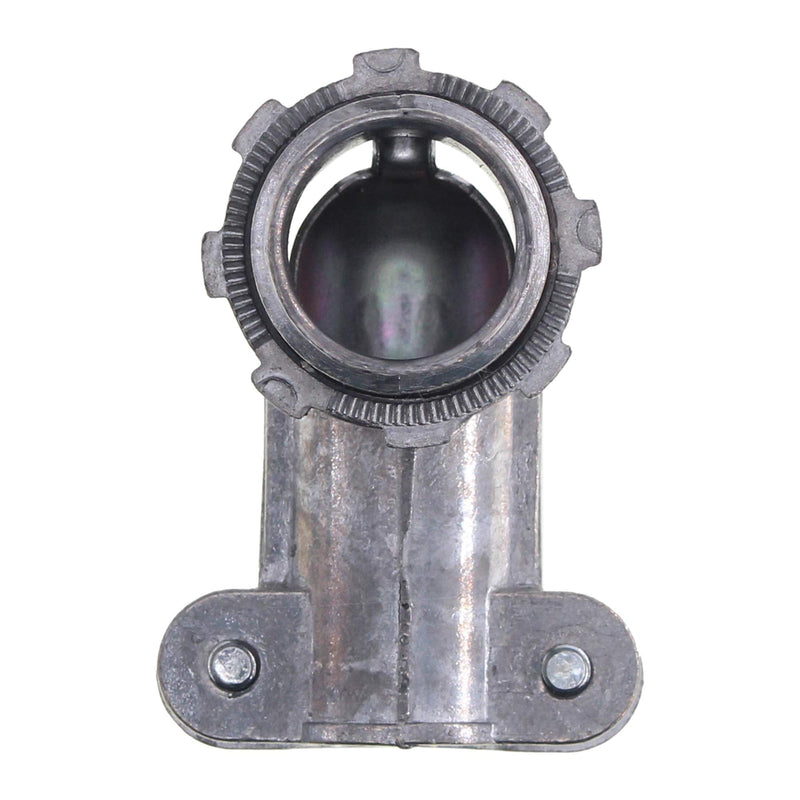 Bridgeport 801-DC2 MC Flex Conduit Connector, 90-Degree, 3/8-Inch, (25-Pack)