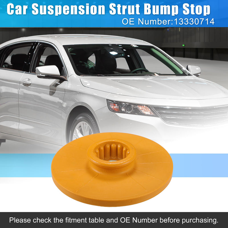 X AUTOHAUX 2pcs 5.31 Inch Rear Suspension Bump Stop Strut Bumper Bump Stop for Chevrolet Impala 2014-2020 No.13330714 Rubber Yellow