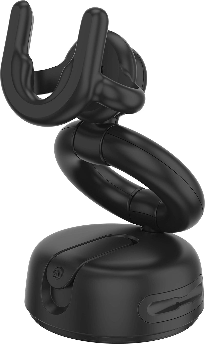 PopSockets: PopMount 2 Car Dash - Black PopGrip - Expanding Phone Grip and Stand with a Swappable Top for Smartphones & Tablets - Black