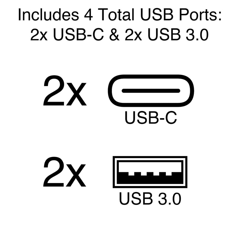 USB-C® 6-in-1 Mini Docking Station with HDMI®, Ethernet, USB and Power Delivery up to 60W - 4K 30Hz