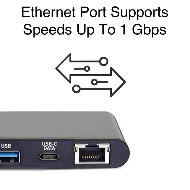 USB-C® 6-in-1 Mini Docking Station with HDMI®, Ethernet, USB and Power Delivery up to 60W - 4K 30Hz